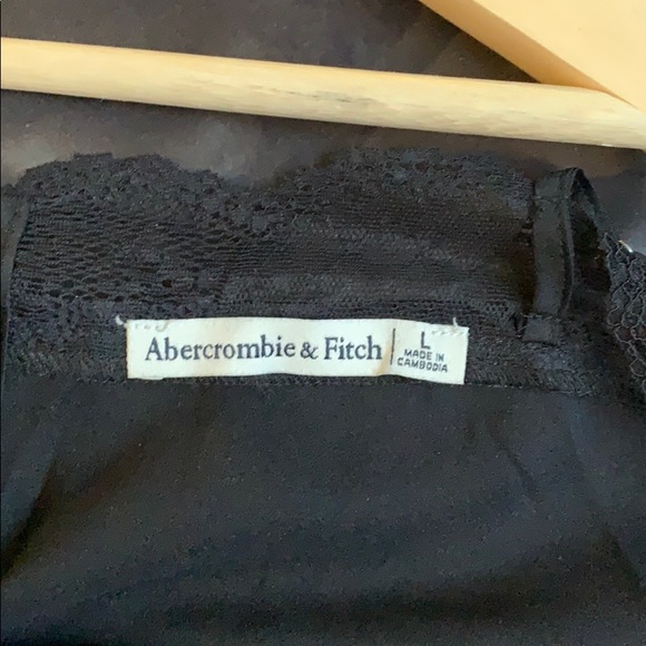 Abercrombie and Fitch Black lace cami - Picture 4 of 4